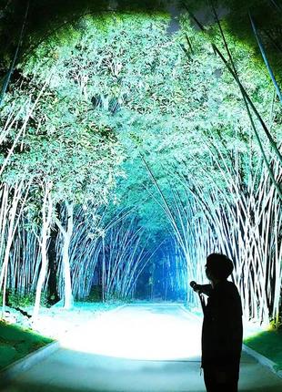 Мощный прожектор фонарь лазер white laser led ak138, pm60-tg, 10000м power bank,...