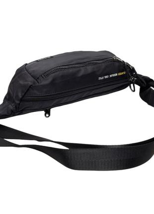 Мужская поясная сумка полиэстер черный арт.1801-14 black volunteer (китай)