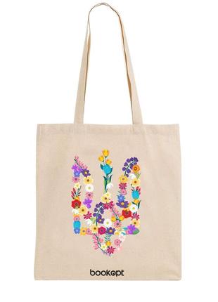 Экошопер bookopt bk4033 цветочный трезубец бежевый pro_190