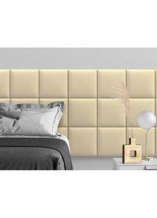 Мягкое изголовье кровати 30х30 см 1 шт. панель стеновая /изголовье кровати/ мягкие стеновые панели