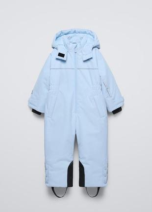 Комбінезон на дівчинку синій zara ski