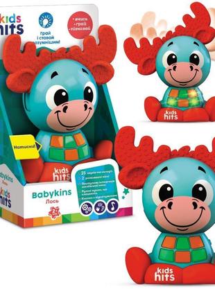Интерактивная игрушка kids hits babykins лось (kh10/001)
