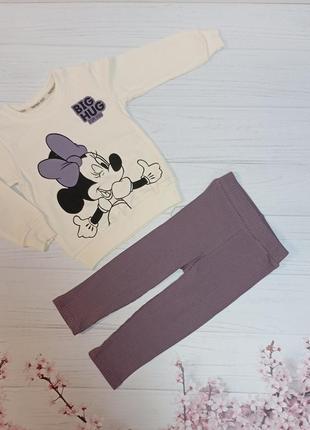 Костюм "partner kids" фіолетово-біжовий з мінні маус 2,3,4,5 р. арт: 4124