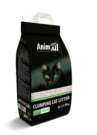 Наповнювач анімалл бентонітовий середня фракція  5кг для котів