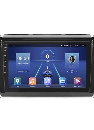 Штатная магнитола lesko для toyota fortuner ii рестайлинг 2020-н.в. экран 9" 4/32gb 4g wi-fi gps top