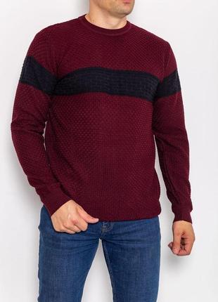 Светр чоловічий, колір бордовий, 161r730