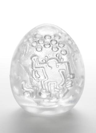 Мастурбатор tenga keith haring egg dance, 8х5 см. 2