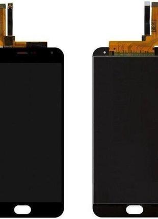 Дисплей meizu m2 note (m571) + сенсор чорний жовтий шлейф
