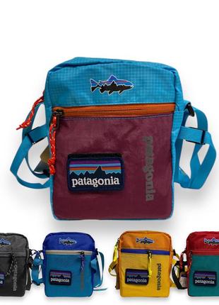 Сумка через плечо patagonia 20*15 голубой