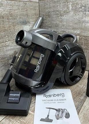 Пылесос контейнерный rainberg rb 655 колбовый без мешка hepa фильтр 3,5l 2500w