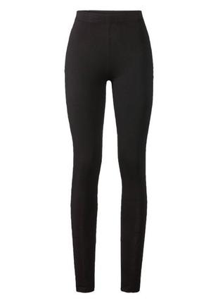 Лосины хлопковые для женщины esmara creora® 416384 m черный