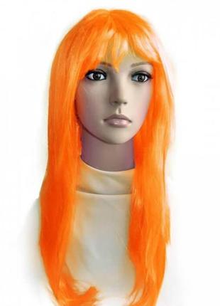 Парик ровный (оранжевый)