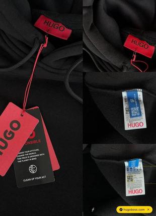 Мужской худи зимний hugo boss кофта худи hugo boss кофта флис hugo boss мужские толстовки и регланы hugo boss7 фото