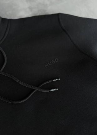 Мужской худи зимний hugo boss кофта худи hugo boss кофта флис hugo boss мужские толстовки и регланы hugo boss3 фото