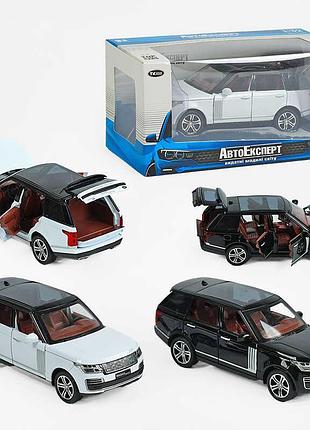 Машинка rs-17100 (48/2) "авто експерт", 2 кольори, металопластик, 1:32, звук, світло, інерція, рухомі
