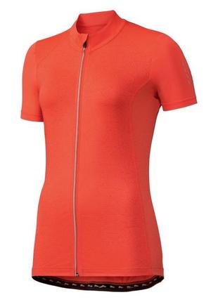 Велосипедная футболка с карманами для женщины crivit topcool 318183 l коралловый