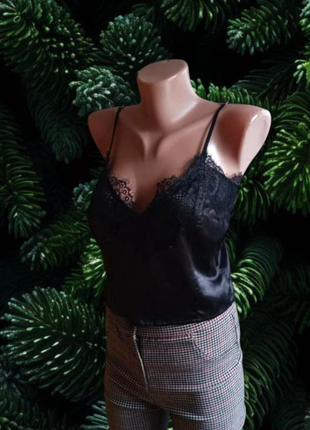 Майка топ в бельевом стиле 🖤🛍️🛒