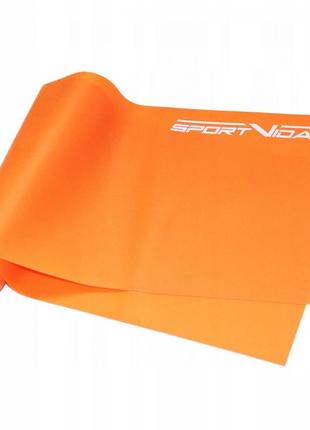 Лента-эспандер sportvida flat stretch band 200 х 15 см 5-10 кг для спорта и реабилитации sv-hk0185