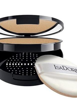 Компактна крем-пудра для обличчя isadora nature enhanced flawless compact foundation 84 cream sand, 10 г