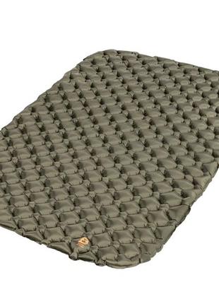 Надувной матрас для кемпинга badger outdoor 186 x 116 x 5 см олива