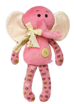 Детская мягкая плюшевая игрушка -  слоник