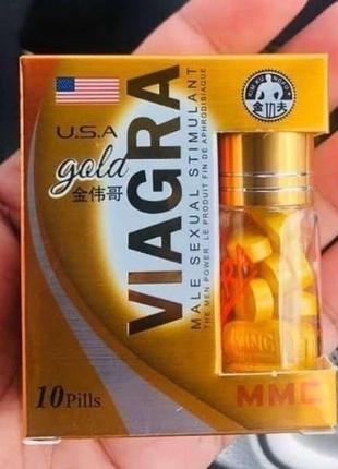 Мужские таблетки для либидо "viagragold usa" (10 шт)