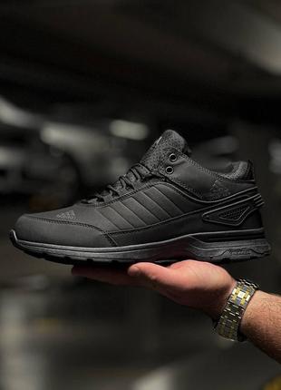 Мужские кроссовки adidas gore-tex winter total black, кроссовки еврозима адидас гор-текс черные 41