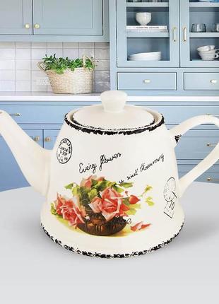 Керамічний чайник для заварювання maestro mr-20050-08 800 мл.