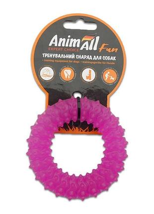 Іграшка animall fun кільце з шипами для собак фіолетова 9 см (2000981169749)