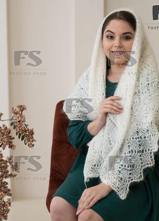 Тепла оренбурзька пухова шаль альміра