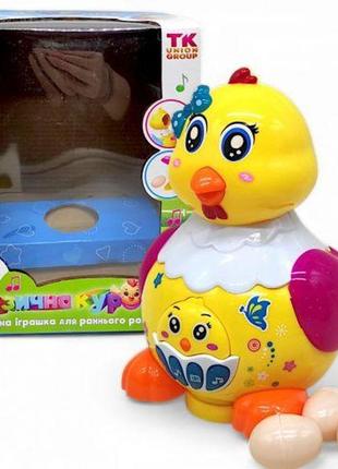 Интерактивная игрушка "музыкальная курочка" (укр) вид 2