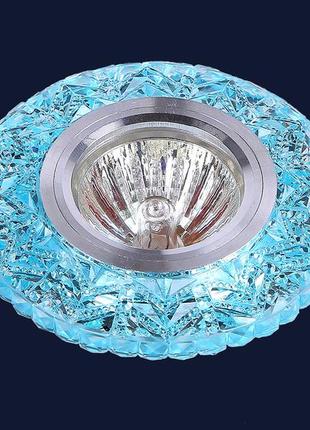 Точечный светильник врезной бирюзовый levistella 705a14