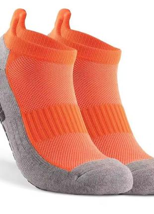 Шкарпетки короткі з антиковзаючим покриттям на підошві czst-322 помаранчевий, розмір m