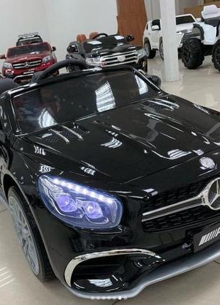 Дитячий електромобіль mercedes-benz sl65 (фарба, чорний колір)