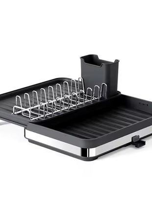 Стеллаж для посуды для сушки и хранения кухонных аксессуаров,телескопическая