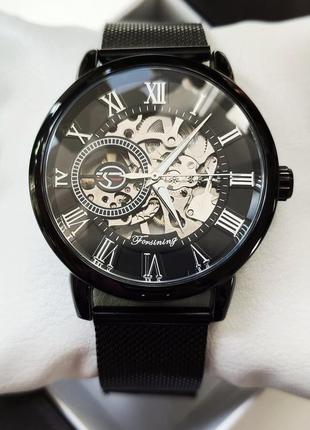 Механічний годинник forsining rich (black)