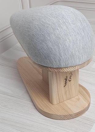 Портновская колодка для вто needle craft капля на подставке серая3 фото