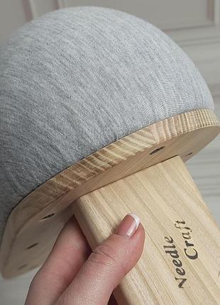 Портновская колодка для вто needle craft капля на подставке серая4 фото