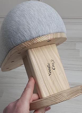 Портновская колодка для вто needle craft капля на подставке серая5 фото