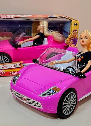 Машинка для куклы кабриолет с куклой r268-a