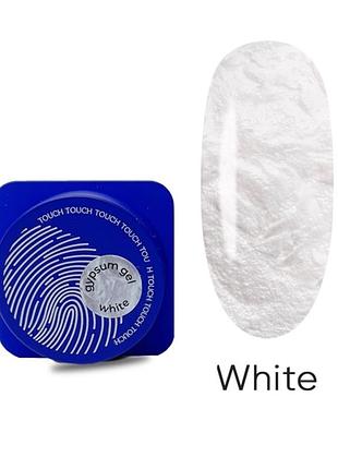 Гель для 3d дизайна touch gypsum gel white 5 мл