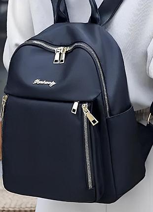 Городской женский нейлоновый рюкзак черный beautiful