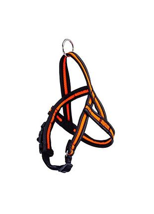 Шлея gimdog для собак alfresco y помаранчева неопрен 45-55 см/15 мм