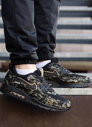 Мужские кроссовки nike air max 90 camo найк эир макс 90 камуфляжные 40