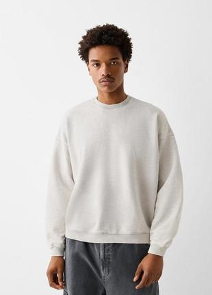 Кофта світшот bershka 1889 130 beige