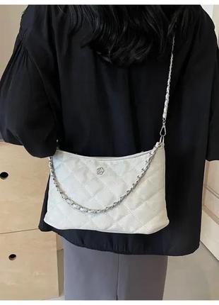 Женская кожаная повседневная сумка с плечевым ремнем fashion | 9065-22 фото
