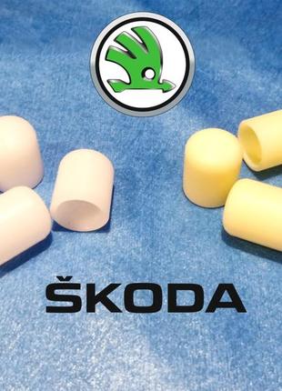 Ремкомплект обмежувача дверей skoda rapid (i) 2012-11.2013 (втулки, сухарі, фіксатори)