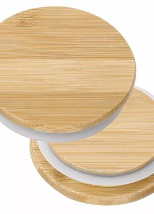 Бамбуковая крышка bamboo, внутренний диаметр - 8.5 см