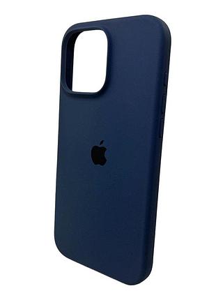 Чохол для смартфона silicone full case aa open cam for apple iphone 16 pro max 7,dark blue 3