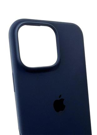 Чохол для смартфона silicone full case aa open cam for apple iphone 16 pro max 7,dark blue 4
